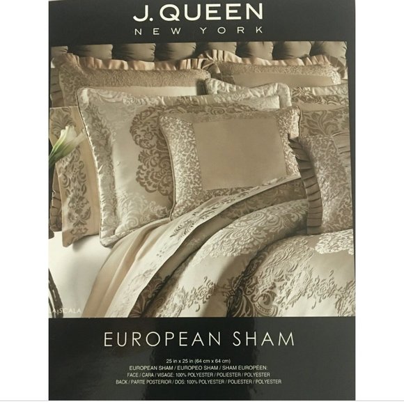 J. Queen Bedding Nwt New J Queen New York Euro Sham La Scala 0